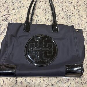 Tory Burch Black Nylon Tote Bag
